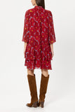 Preppy Reds Print Dress <span>738634<span>