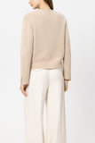Luxury Ease Latte Coloured Cashmere Cardigan <span>438040<span>