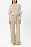 Spring Vibes Sand Belted Wide Leg Jeans <span>638657-00<span>