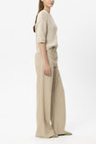 Spring Vibes Sand Belted Wide Leg Jeans <span>638657-00<span>