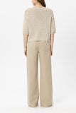Spring Vibes Sand Belted Wide Leg Jeans <span>638657-00<span>