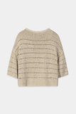 Spring Vibes Sand Crochet Sweater <span>138782<span>