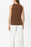 Desert Vibes Teracotta Frill Sleeveless Top <span>338367<span>