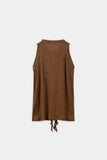 Desert Vibes Teracotta Frill Sleeveless Top <span>338367<span>