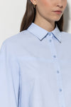 Grey Evolution Light Blue Cotton Oversized Shirt <span>208480<span>