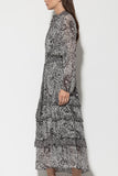 Urban Attraction Printed Tiered Maxi Dress <span>708522<span>