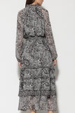 Urban Attraction Printed Tiered Maxi Dress <span>708522<span>