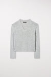 Grey Evolution Cashmere Blend V Neck Sweater <span>108552<span>