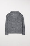 Grey Evolution Open Chunky Knit Lurex Sweater <span>108524<span>