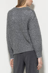 Grey Evolution Open Chunky Knit Lurex Sweater <span>108524<span>