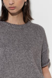 Urban Attraction Metallic Short Sleeve Sweater <span>108544<span>