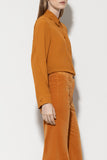 Autumn Vibes Silk Blend Relaxed Shirt <span>208434<span>