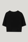 Mineral Vibes Black Cashmere Short Sleeve Sweater <span>128677<span>