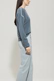 Mineral Vibes Air Force Blue Stripe Sweater <span>128676<span>