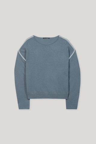 Mineral Vibes Air Force Blue Stripe Sweater <span>128676<span>