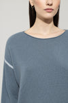 Mineral Vibes Air Force Blue Stripe Sweater <span>128676<span>