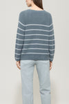 Mineral Vibes Air Force Blue Stripe Long Sleeve Sweater <span>128694<span>