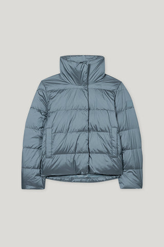 Mineral Vibes Air Force Blue Short Puffa Jacket <span>428514<span>