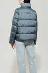 Mineral Vibes Air Force Blue Short Puffa Jacket <span>428514<span>