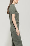 Mineral Vibes Loden Green Knit Short Sleeve Polo Sweater <span>128654<span>