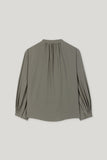 Mineral Vibes Loden Green Chiffon Long Sleeve Blouse <span>228585<span>