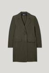 Mineral Vibes Loden Green Boiled Wool Coat <span>428902<span>