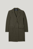 Mineral Vibes Loden Green Boiled Wool Coat <span>428902<span>