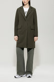 Mineral Vibes Loden Green Boiled Wool Coat <span>428902<span>