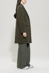 Mineral Vibes Loden Green Boiled Wool Coat <span>428902<span>