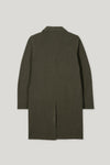 Mineral Vibes Loden Green Boiled Wool Coat <span>428902<span>