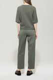 Mineral Vibes Loden Green Cotton Tapered Leg Jean<span>628803<span>