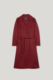 Autumn Glow Cranberry Wool Coat <span>428906<span>