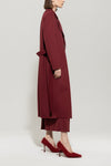 Autumn Glow Cranberry Wool Coat <span>428906<span>