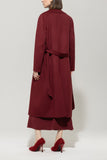 Autumn Glow Cranberry Wool Coat <span>428906<span>