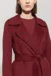 Autumn Glow Cranberry Wool Coat <span>428906<span>