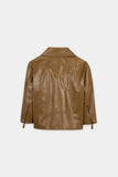 Urban Greens Short Sleeve Leather Jacket <span>448122<span>