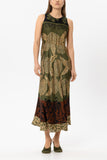 Urban Greens Print Sleeveless Maxi Dress <span>748711<span>