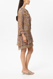 Urban Greens Chiffon Print Dress <span>748704<span>