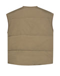Taupe Down Vest <span>171750<span>