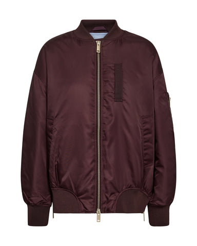 Burgundy Bomber Jacket <span>154360<span>