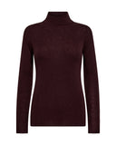 Burgundy Fine Polo Neck <span>165910<span>