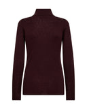 Burgundy Fine Polo Neck <span>165910<span>