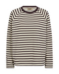 Burgundy Stripe Long Sleeve Top <span>172670<span>