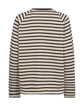 Burgundy Stripe Long Sleeve Top <span>172670<span>