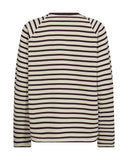 Burgundy Stripe Long Sleeve Top <span>172670<span>