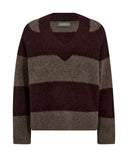Stripe V Neck Sweater <span>173090<span>