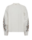 White Embroidered Shirt