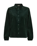 Forest Green Cord Shacket