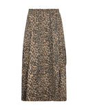 Leopard Print Aline Midi Length Pull On Skirt <span>171311<span>