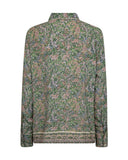 Long Sleeve Print Blouse With Shirt Collar <span>177380<span>